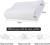 Guanciale per bambini in memory foam 3-12 anni Cuscino per bambini Cuscino ortopedico Con memory foam Cuscino in memory foam Con federa sfoderabile in cotone 100% (3-12 anni) Cuscini ortopedici cervicali Naty Shop