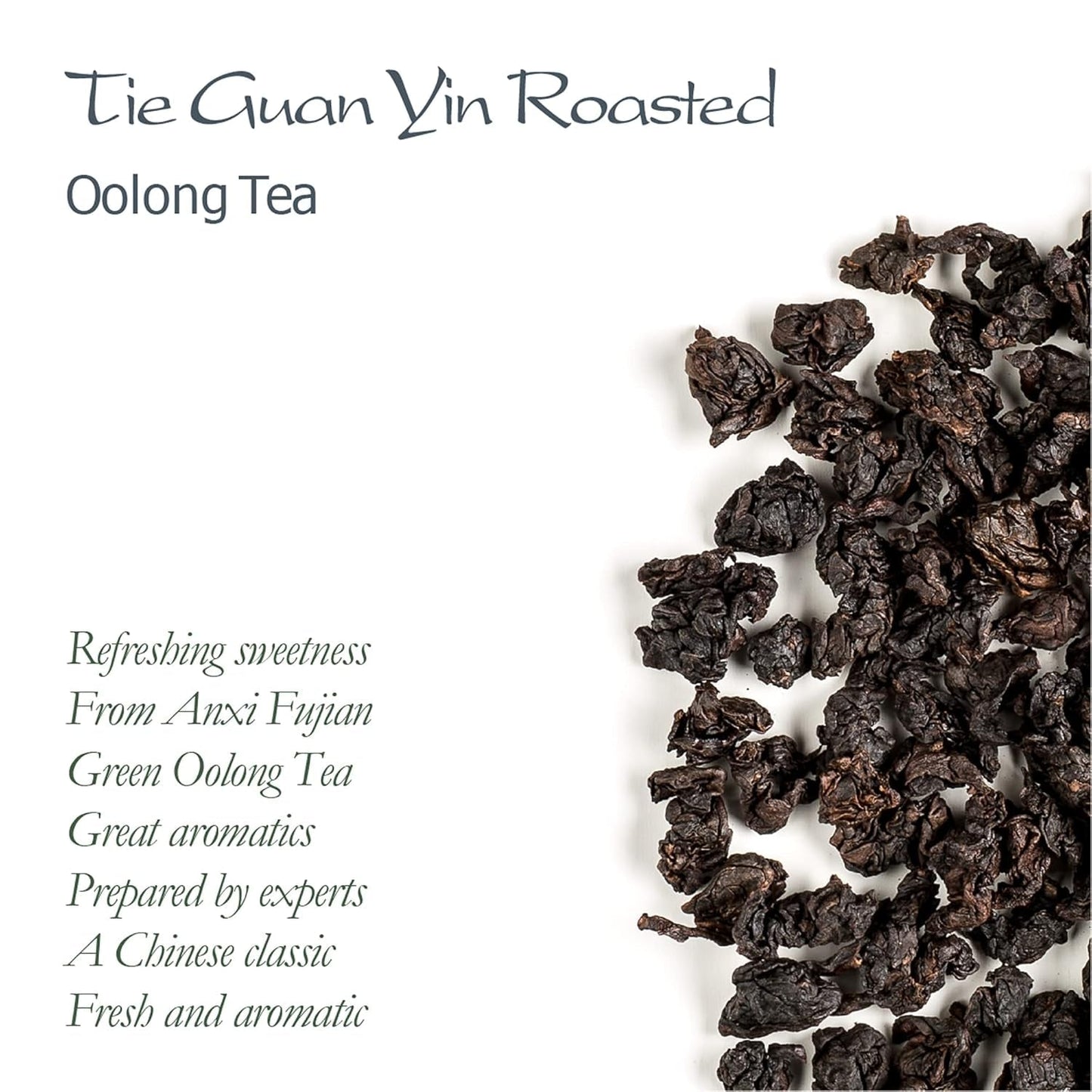 Tè Oolong Tie Guan Yin - Tè blu tostato Ti Kuan Yin China - Tè cinese Wu Long Tieguanyin - Tè blu Tè Olongh Tè Olongo