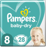 Pannolini Pampers 81657566 Pantaloni Baby-Dry, bianchi