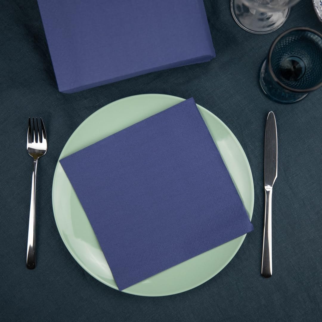 Tovaglioli di carta Renova, Blu dorato - 40 tovaglioli