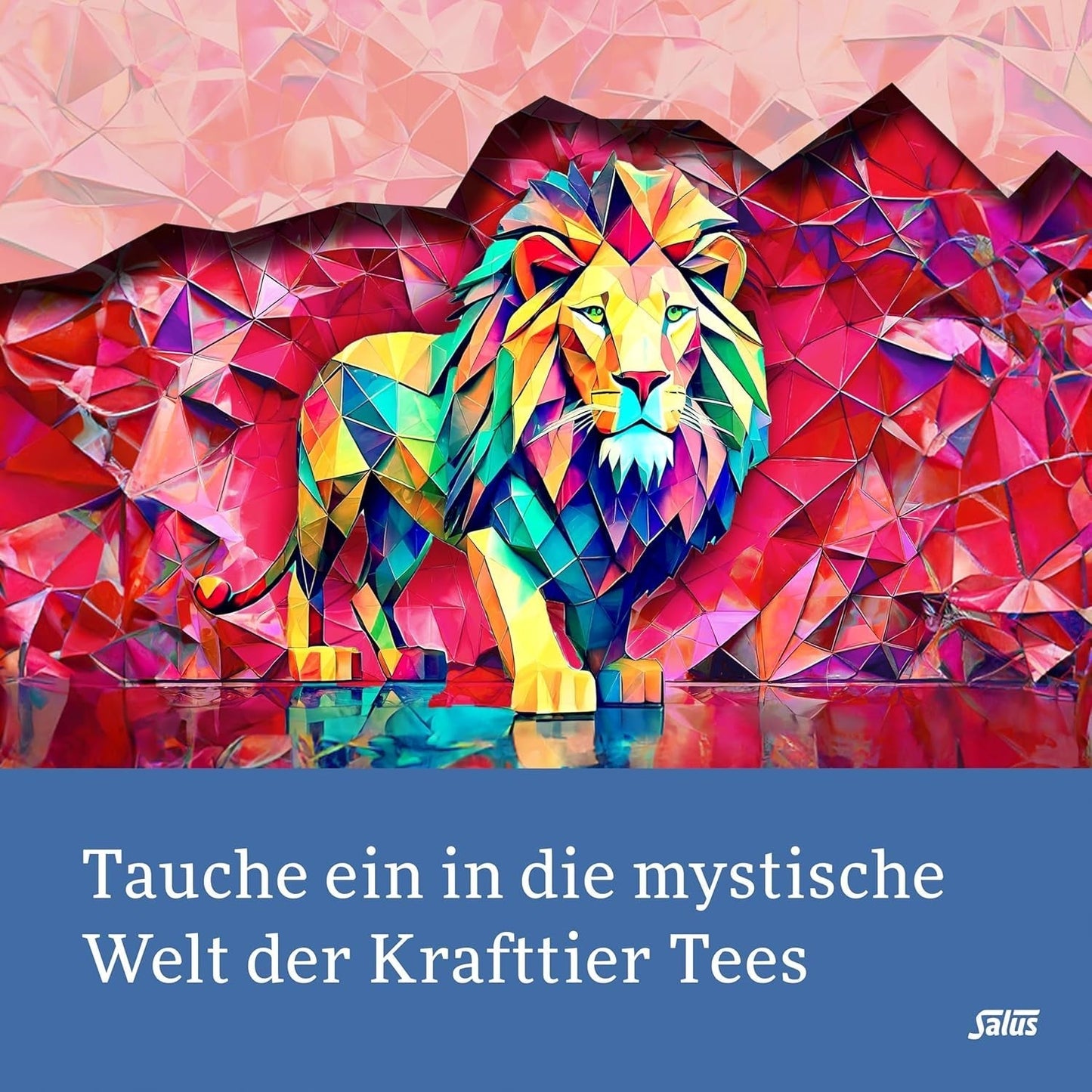 Salus - Krafttier Tea - The Quiet Cat - 1X 15 sacchetti filtro (28,5 g) - Tisana alla menta con Ashwagandha - Biologico