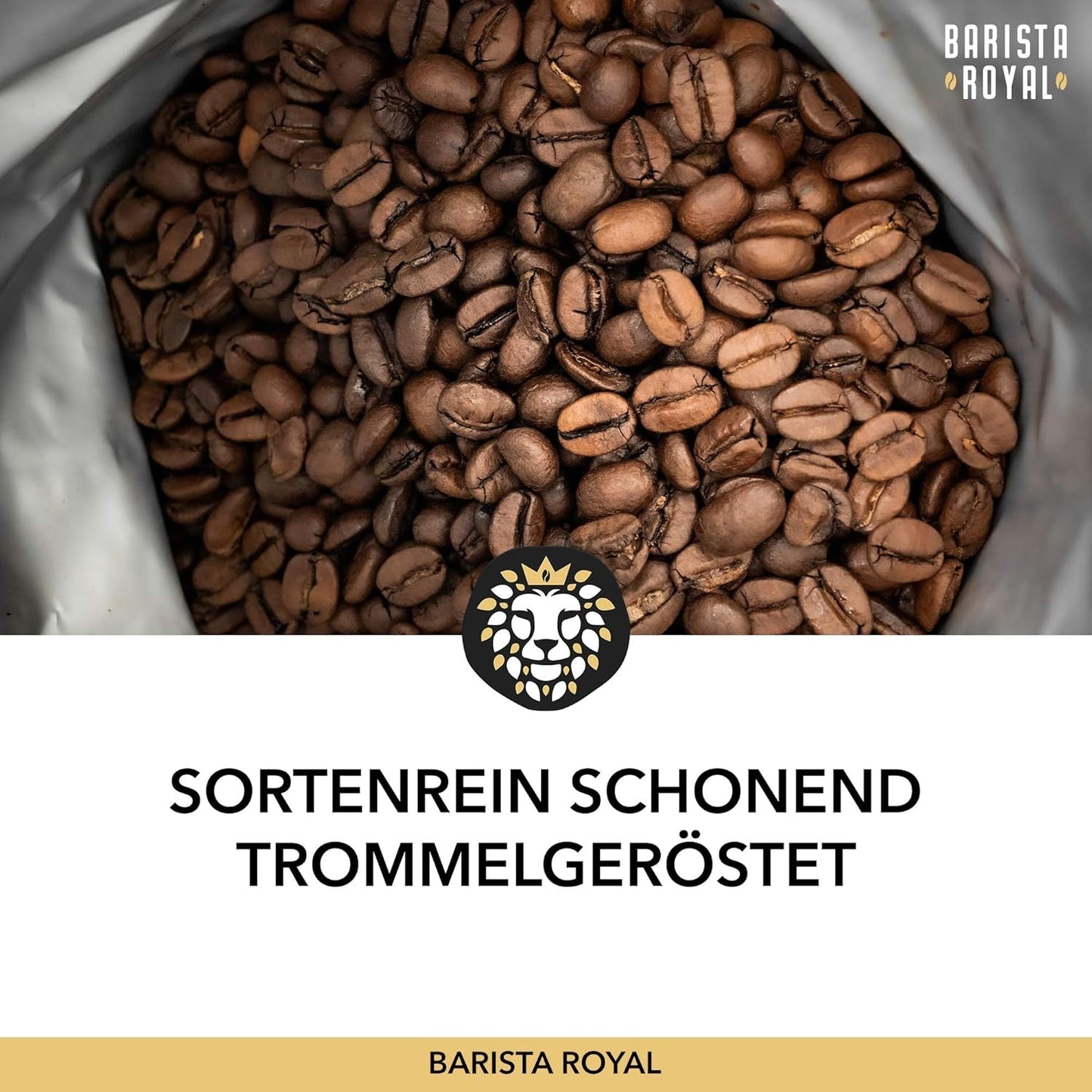 BARISTA ROYAL Bio Kaffeebohnen 1kg "Selezione Speciale" | Frische Kaffeebohnen direkt gehandelt | 70% Arabica, 30% Robusta Kaffee ganze Bohnen | Ideale per macchine completamente automatiche e filtranti