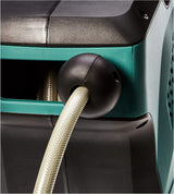 Avvolgitubo da parete Amazon Basics con tubo, a carica automatica, 15 m, verde navy, nero