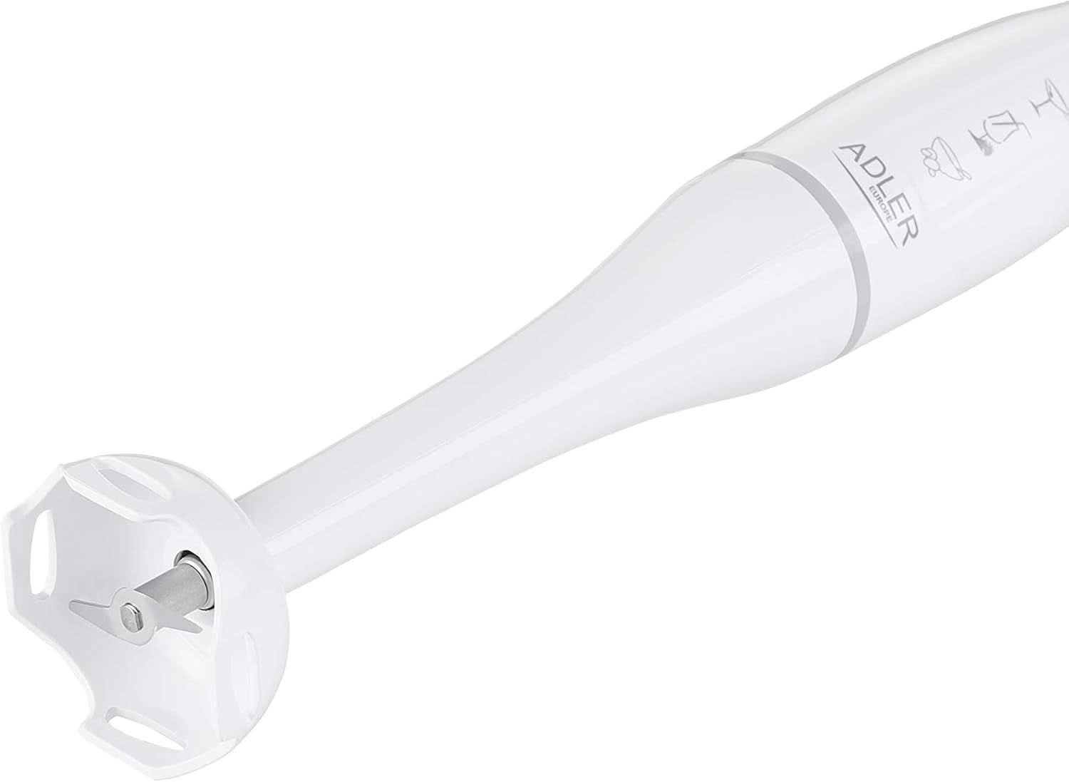 Adler AD4622 Miscelatore, plastica, bianco Cucina Naty Shop