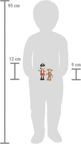 Bambole pirata in legno flessibili Small Foot, 5 pirati e 1 scimmia, dettagliate e flessibili, dai 3 anni in su, 12412