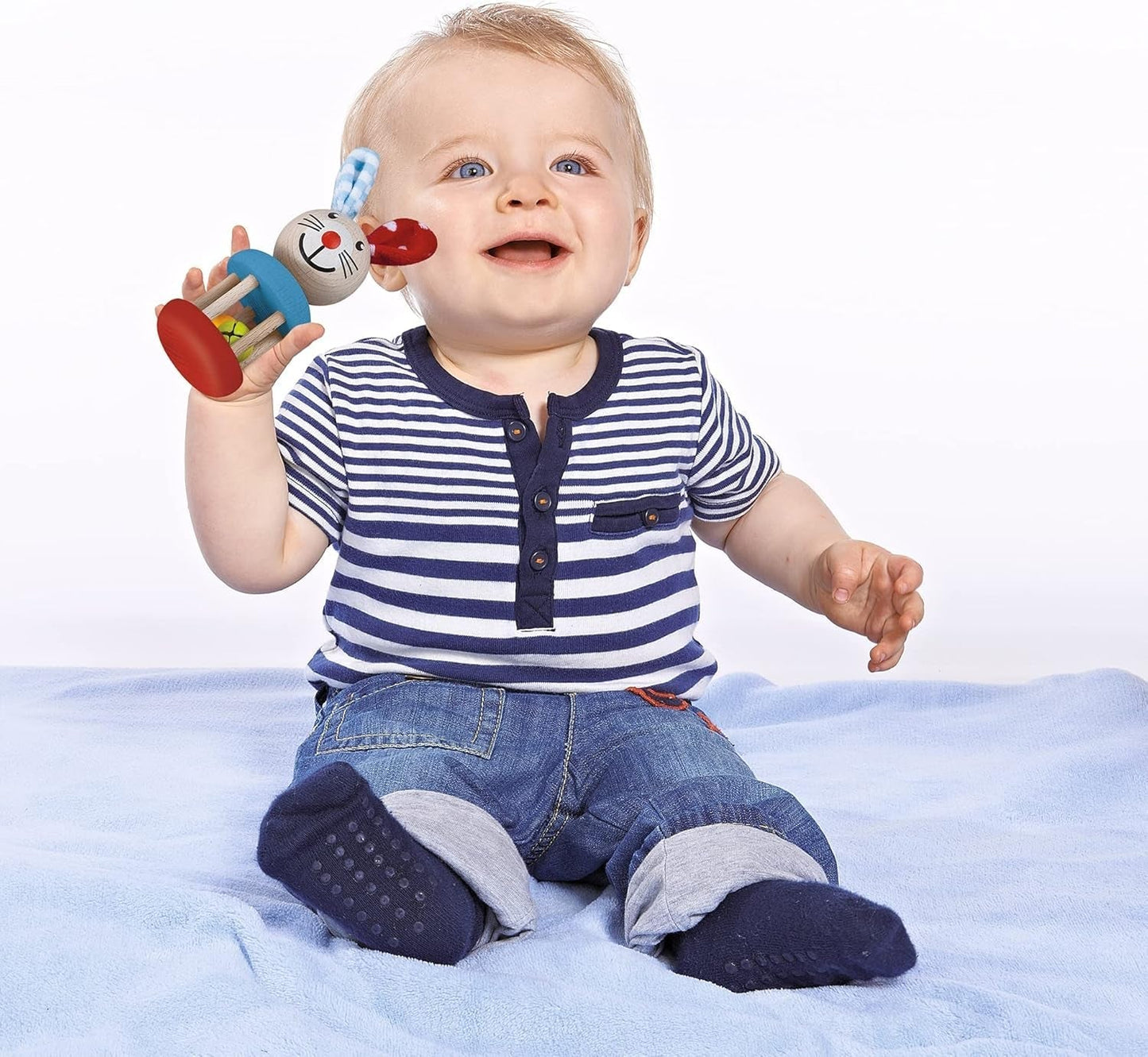Eichhorn/Heros 100017013 - Sonaglio per bambini, modello - coniglio Baby Toys Naty Shop