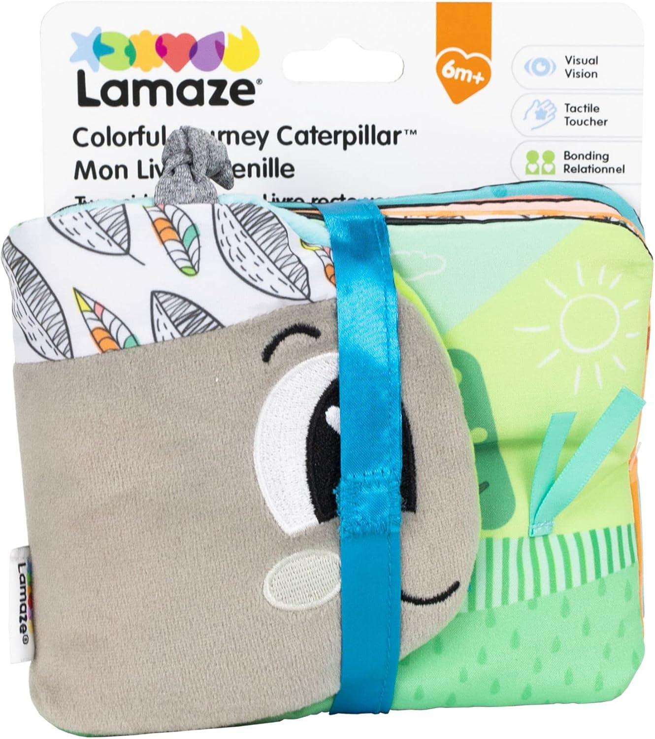 Lamaze Cavalca Bruco Colorato, Giocattolo per Neonato, Giocattolo sensoriale per Bambini con Colori e Suoni, Giocattolo per lo Sviluppo per Ragazzi e Ragazze di 6 Mesi, L27463 Baby Toys Naty Shop