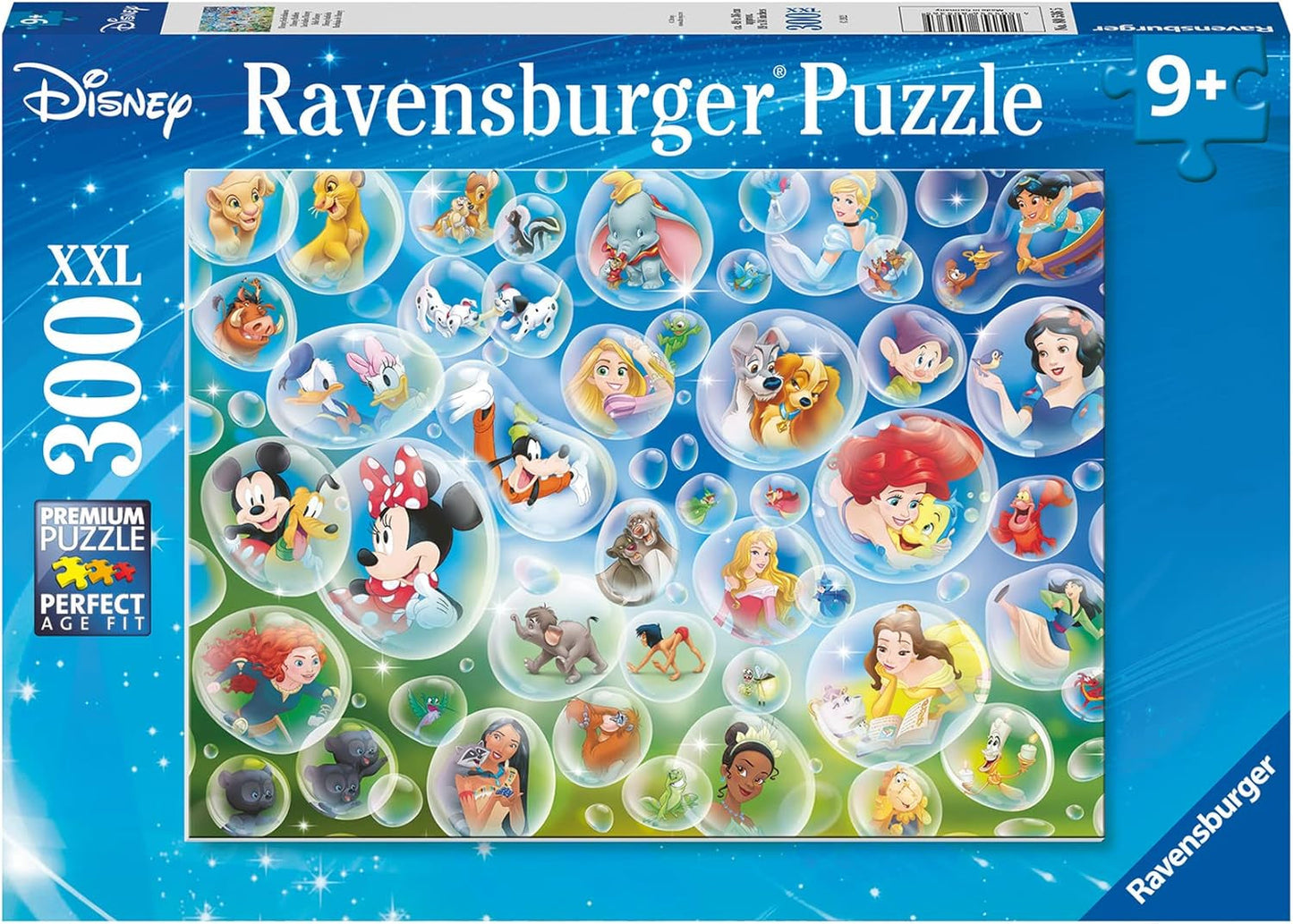 Ravensburger Puzzle 80536 - Bolle di sapone Disney, puzzle da 300 pezzi per fan Disney dai 9 anni in su Puzzle Naty Shop Titolo predefinito