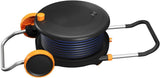 Ruota idraulica Fiskars Comfort L con ruote, set di irrigazione all-inclusive, portata totale di 31,5 m, avvolgimento automatico, tubo da giardino universale (Ø 13 mm), attacco per rubinetto universale, 1071670