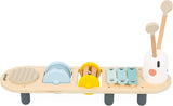 Janod - Tracce musicali Sweet Cocoon - 5 attività musicali per bambini - Educazione musicale precoce - Giocattolo in legno FSC - A partire da 12 mesi, J04058 Baby Toys Naty Shop