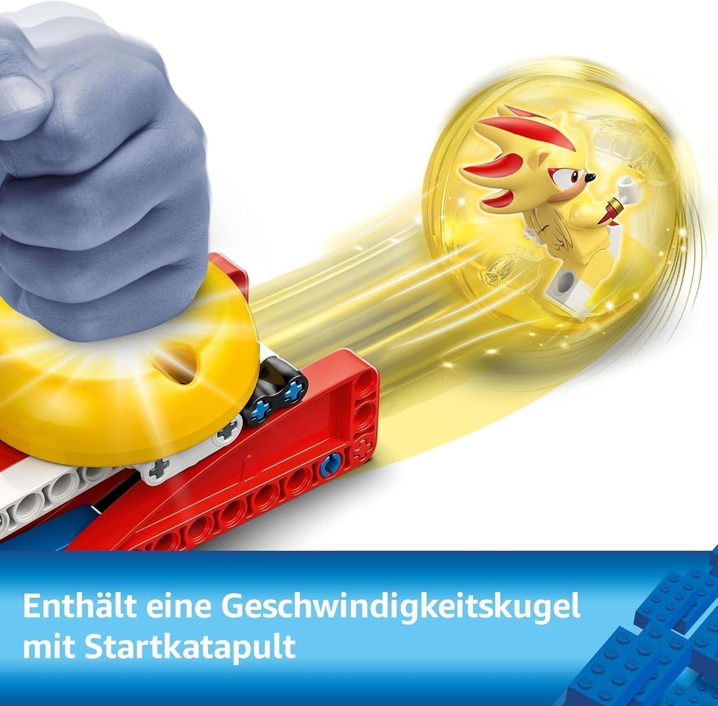 LEGO Sonic il riccio Super Shadow vs. Biolizard, giocattolo per giocatori, regalo per ragazzi e ragazze, set da gioco da collezione per bambini e appassionati di videogiochi, con personaggi 77003 Set da costruzione Besuche den LEGO-Store