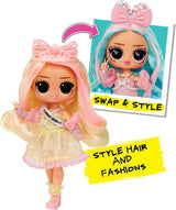 LOL. Surprise Tweens Surprise Swap Series - Braids-2-Waves Winnie - Modepuppe mit more als 20 Überraschungen inclusive Styling-Kopf und fantastici Mode and Accessories - für Kinder ab 4 Jahren