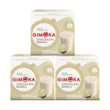 Gimoka Kaffeekapseln, Gesmack WEISSE CHOKOLADE - 48 Kapseln compatibile con Kaffeemaschinen der Marke Nescafè* Dolce Gusto*, 48 Stück (3 x 16 Getränke), Hergestellt in Italien