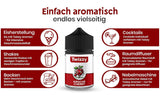 Aroma alimentare Twizzy Ciliegia - 60 ml - Gusto intenso - Ideale per dolci Aromas Naty Shop