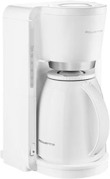 Rowenta Adagio Macchina per caffè espresso con filtro, caraffa termica in acciaio inossidabile, mantiene il caffè caldo fino a 4 ore, capacità 10-15 tazze, capacità 1,25 l, cestello filtro rimovibile, spegnimento automatico, nero, CT3818