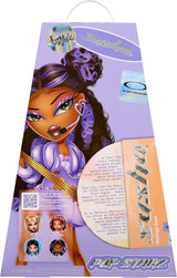 BRATZ Pop Starz Sasha – Bambola alla moda con portachiavi da collezione, vestito e accessori musicali