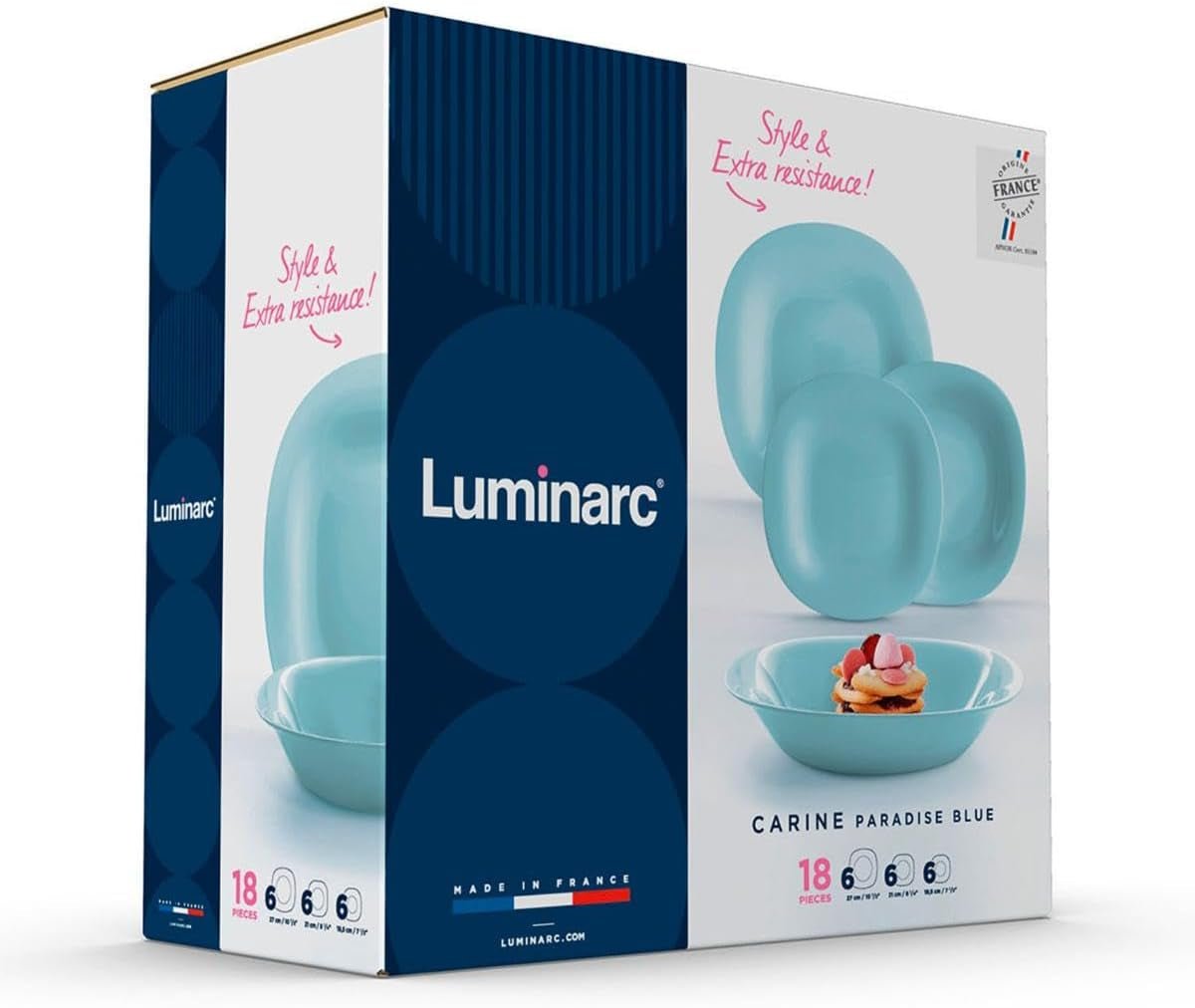 Set posate turchesi 18 pezzi