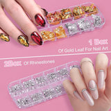 53 Blätter Nagelsticker, Set di pinsel e decorazioni per nail art, 15 pinsel, 5 penne a pois, Strasssteine, Blattgold Für Nagelkunst, Nagel Pailletten, Nagelkunstwerkzeuge e Dekorationssets