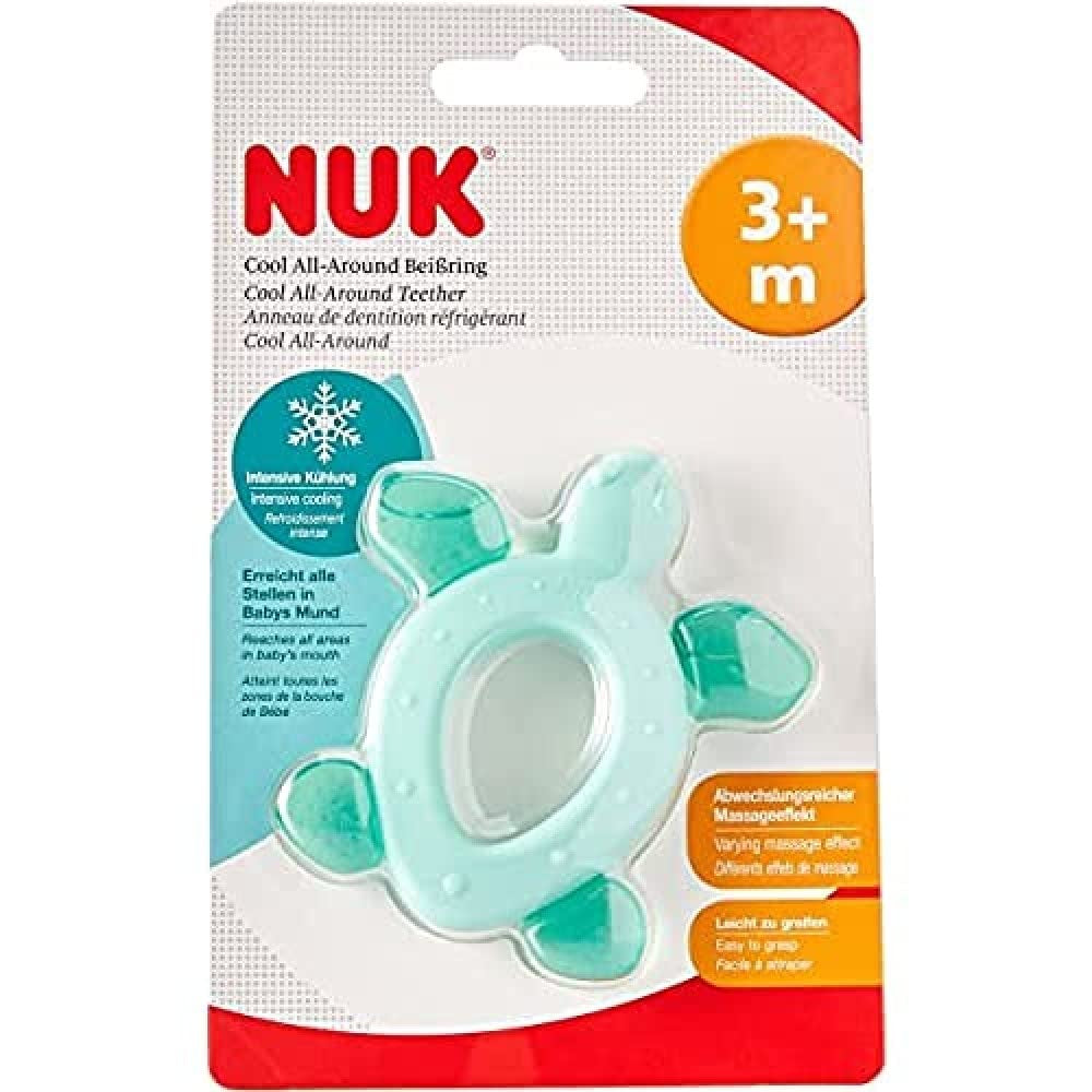 Anello da dentizione NUK Cool All-Around con elementi refrigeranti, a partire da 3 mesi, 1 pezzo, multicolore