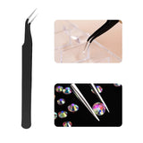 ANNYA 4000 Pezzi Strasssteine ​​​​Nägel Nail Art Strasssteine ​​​​Dekorationen Nagelsteine ​​Für Nail Art Zubehör e Klare Kristall Strasssteine ​​​​Handwork con Pick Up Pinzette e Strass Picker Dotting Pen…