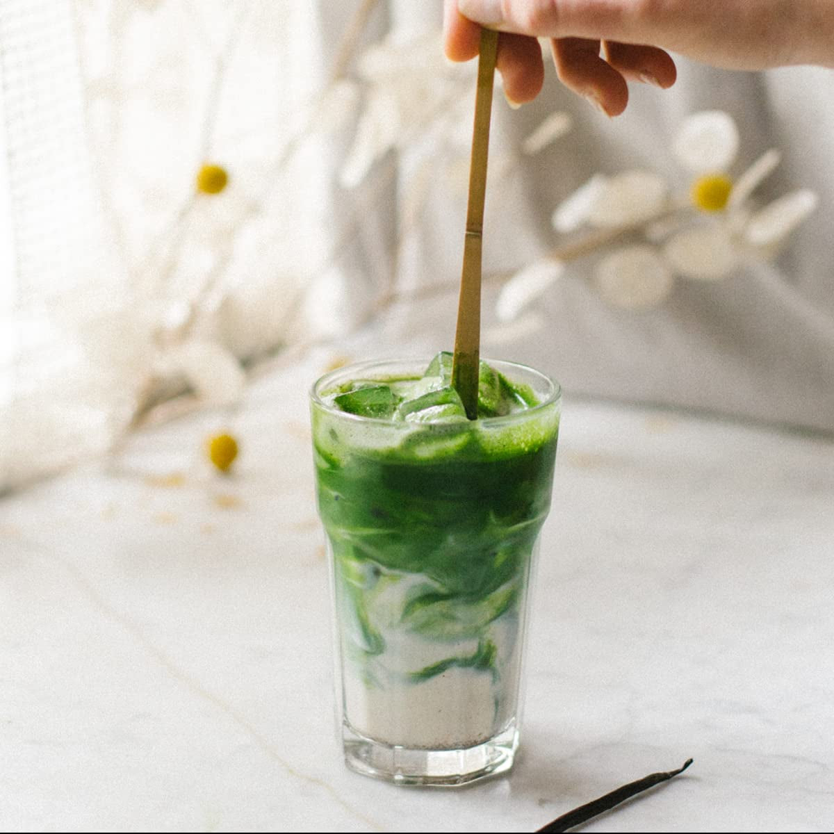 Polvere di tè verde biologico Moya Matcha | 100 g qualità premium per cerimonia | Coltivato e raccolto biologicamente a Uji, in Giappone | Tè verde matcha in polvere | Ideale per la cerimonia giapponese del tè all'acqua