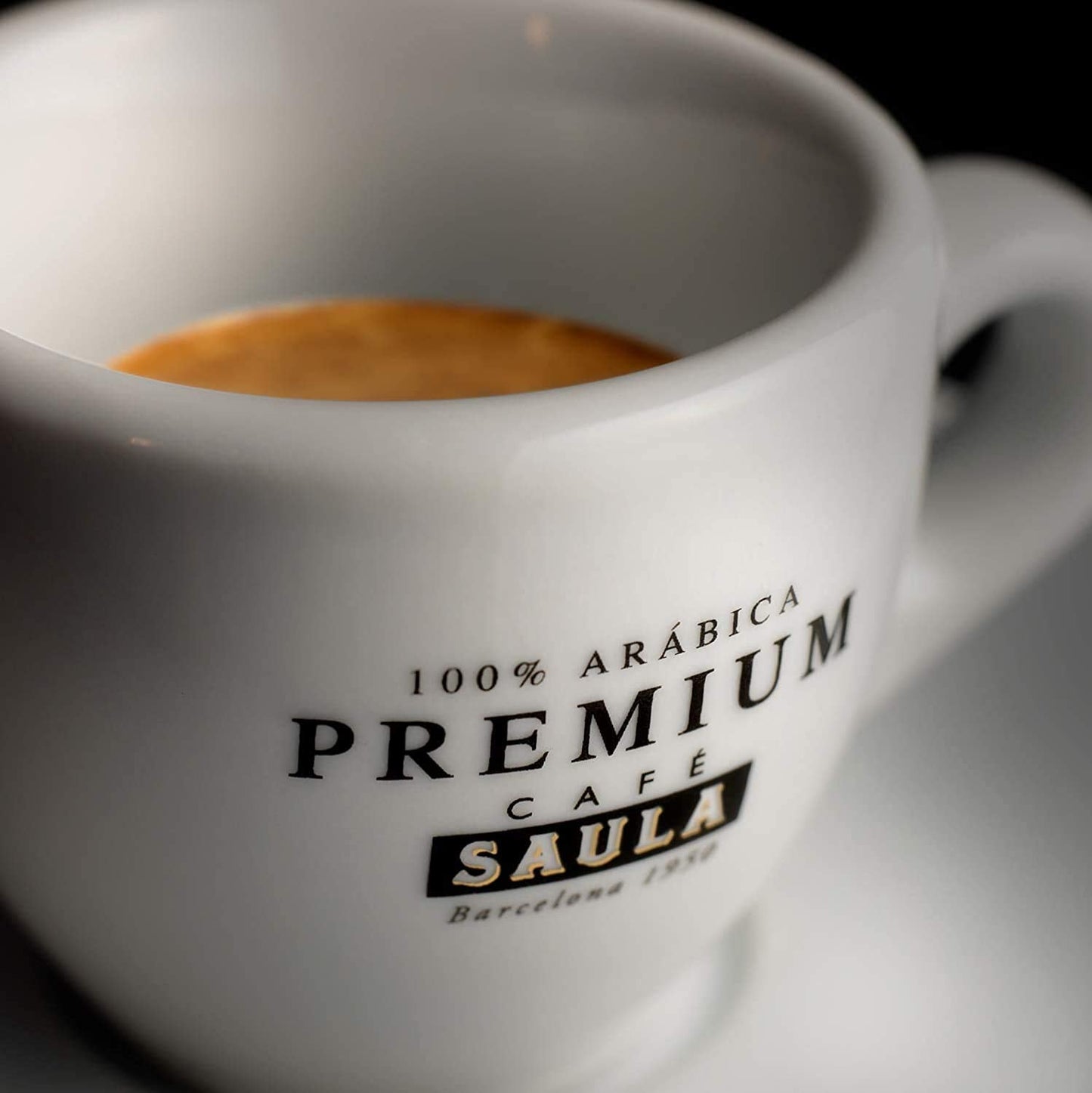 Caffè in grani Saula premium, confezione da 2 scatole x 500g. 100% Arabica biologica