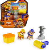 Rubble & Crew - Set di action figure Rubble & Mix, 2 giocattoli da costruzione e sabbia da costruzione cinetica da 85G, giocattolo adatto per action figure da 3 anni in su Naty Shop Rubble Mix