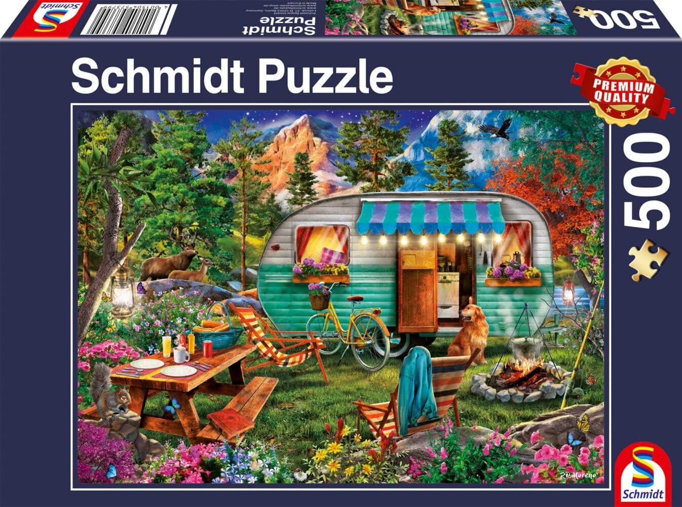 Schmidt Spiele 57379 Camper Romance, puzzle 500 pezzi Puzzle Naty Shop Titolo predefinito