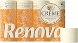 Carta igienica Renova 4 strati crema profumata, rotolo da 12 rotoli