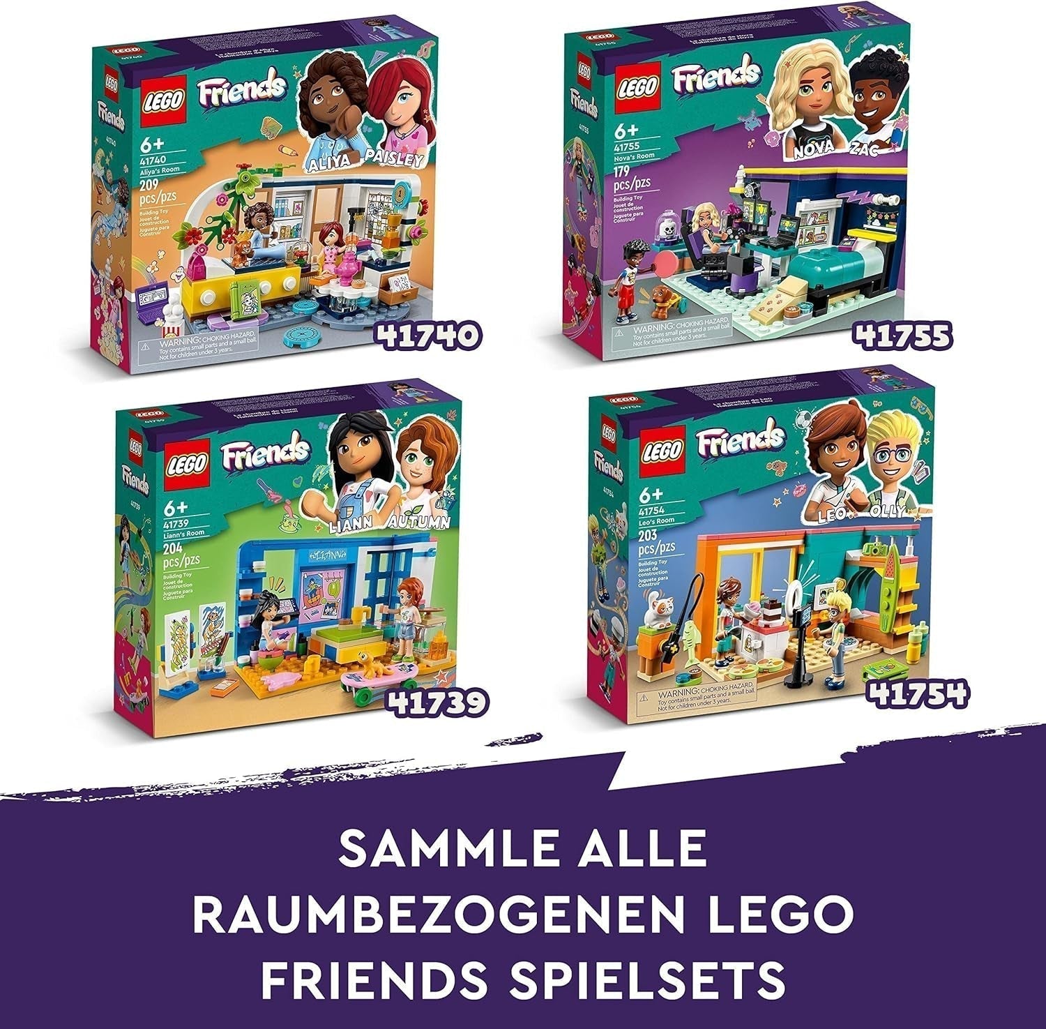 LEGO Friends 41739 La stanza di Liann, mini giocattolo a tema artistico, piccolo regalo da collezione con mini bambole di Liann, autunno e animale domestico Set di costruzione della serie 2023 Acquista dal negozio LEGO