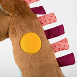 SIGIKID 42863 Giraffa XXL Giocattolo per bebè, Giocattolo educativo PlayQ, Peluche con anello da dentizione, Sonaglio, Specchio, Cigolio, per neonati e bambini a partire da 3 mesi, Multicolore/Giraffa 72 cm Giocattoli Bebe Naty Shop