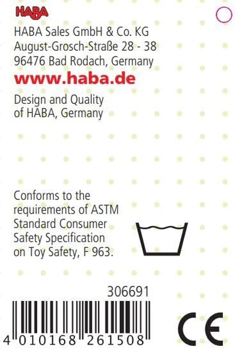 HABA 306691 - Foca a sonaglino, giocattolo da afferrare a partire da 6 mesi, Made in Germany, grigio Baby Toys Naty Shop