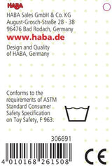 HABA 306691 - Foca a sonaglino, giocattolo da afferrare a partire da 6 mesi, Made in Germany, grigio Baby Toys Naty Shop