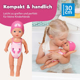BABY Born My First Swimmer Girl - Bambola da 30 cm - Bambola da Bagno con Meccanismo Girevole, Impermeabile - Funziona senza batterie - Adatta per bambini da 1 anno in su