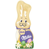 Milka Smiling Bunny White - Cioccolato pasquale di cioccolato bianco a forma di coniglietto - 14 x 90g