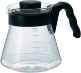 4977642019126 Caraffa per servire caffè V60 700 ml VCS-02B, vetro, incolore, 17,3 x 14,1 x 13 cm