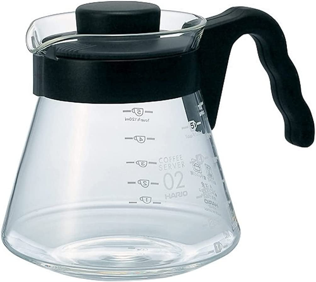 4977642019126 Caraffa per servire caffè V60 700 ml VCS-02B, vetro, incolore, 17,3 x 14,1 x 13 cm