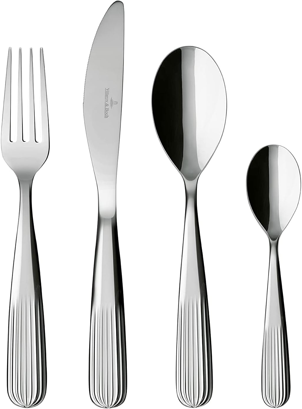 Villeroy & Boch - Rose Garden set posate 24 pezzi, acciaio inox Kitchen Naty Shop
