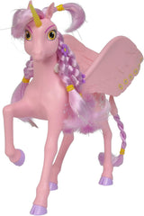 Simba 109480092 - Mia and Me Unicorn Kyara, con ali mobili, fermagli per capelli e spazzola per acconciare, 20 cm, dai 3 anni in su, rosa