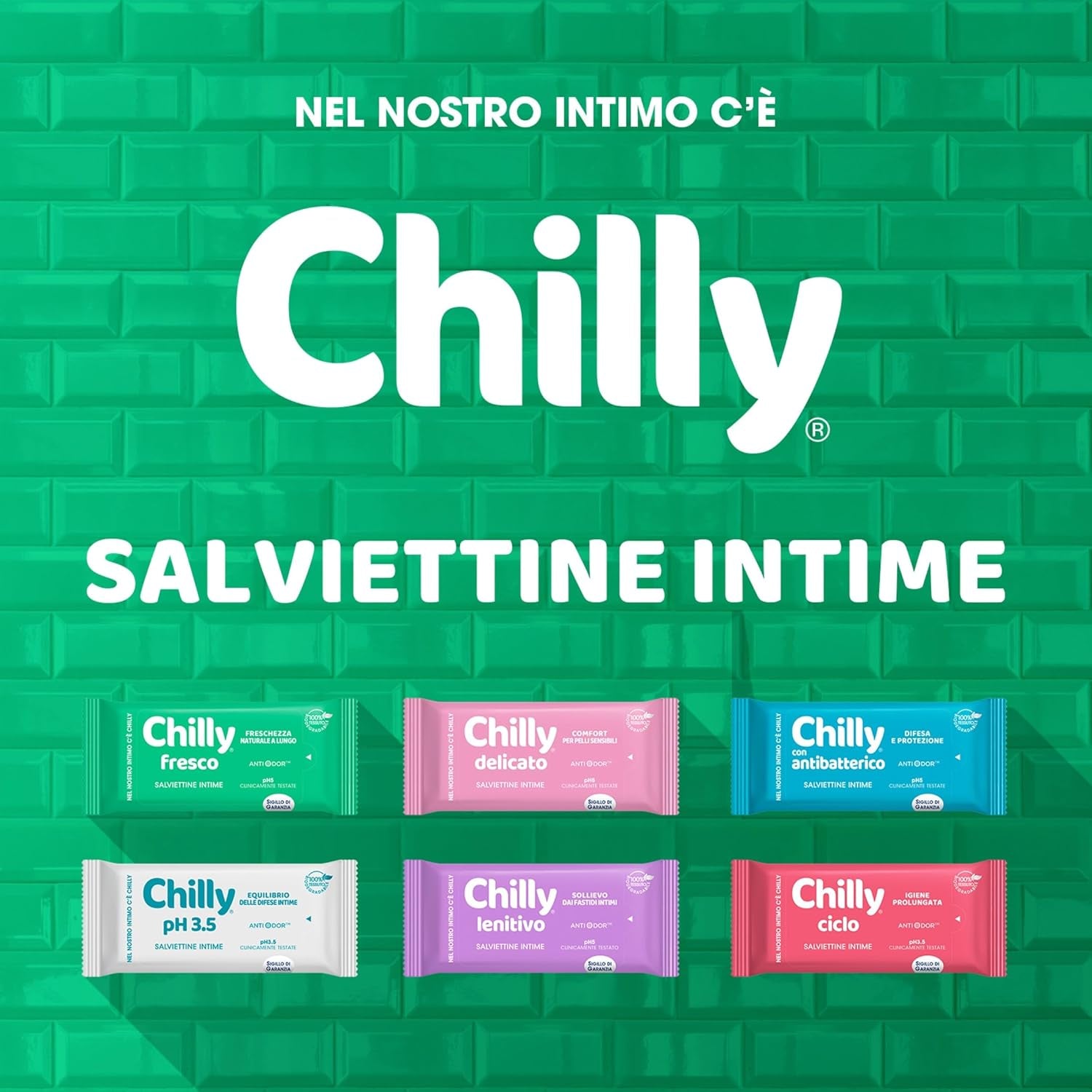 Salviette Detergenti Cycle, Salviette Igieniche Intime, Biodegradabili al 100%, Ideali per Esterno Domestico, PH 3.5, Clinicamente Testate, 12 Pezzi