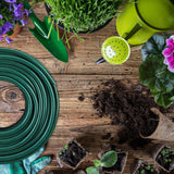 Relaxdays Tubo da Giardino 50 m Tubo Universale per Acqua da 1/2 Pollice in PP per Irrigare Aiuole e Prati Verde Scuro Verde