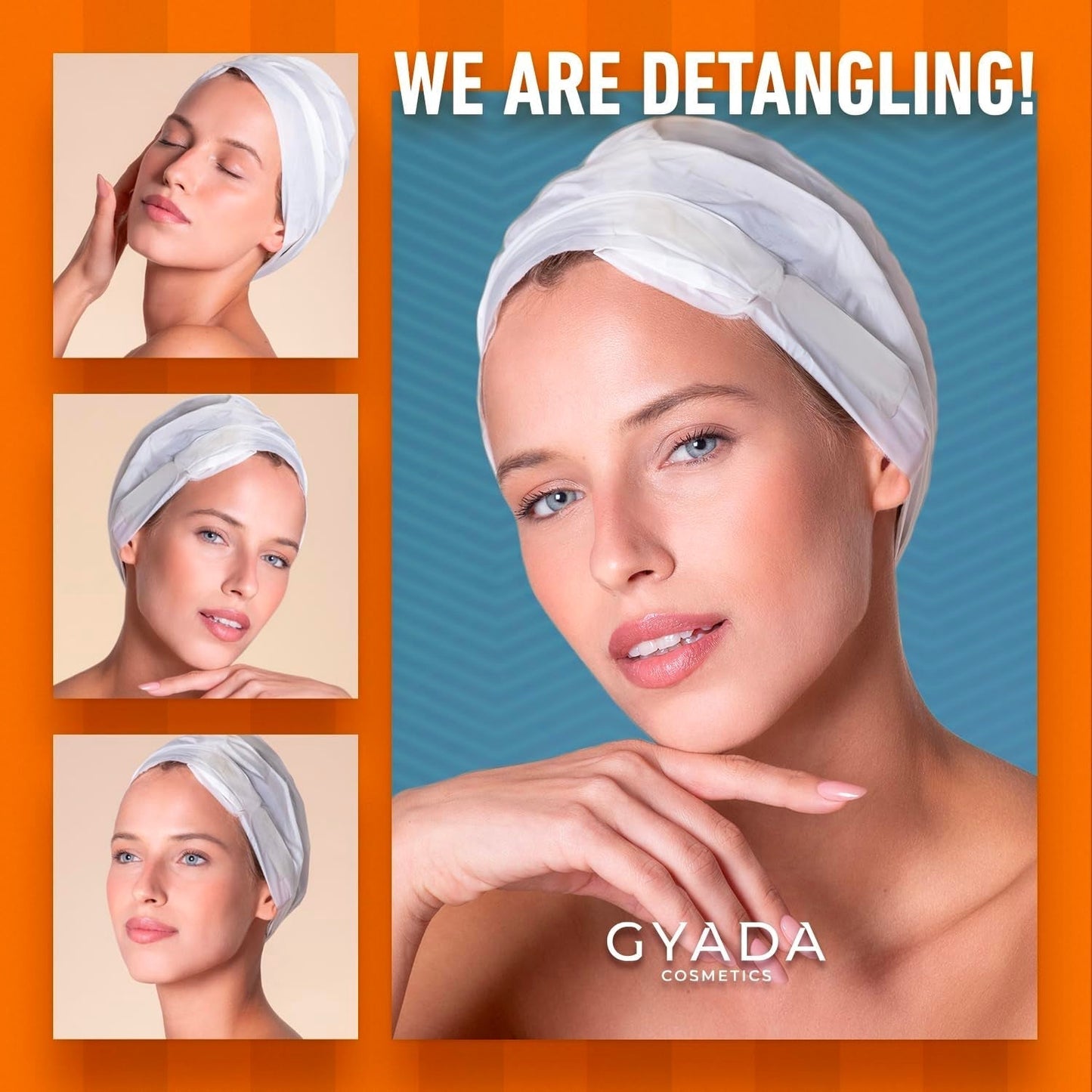 GYADA COSMETICS, maschera per capelli in materiale leggero e rivitalizzante, dona lucentezza e morbidezza, effetto nutriente e riparatore, con cuffia termica, a base di olio di cocco e avocado, maschera per capelli Naty Shop da 60 ml