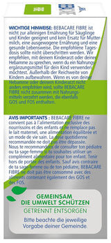 BEBACARE FIBER integratore alimentare senza glutine per una digestione delicata, integratore alimentare per neonati dalla nascita e bambini piccoli, 1x (20 x 2,2 g)