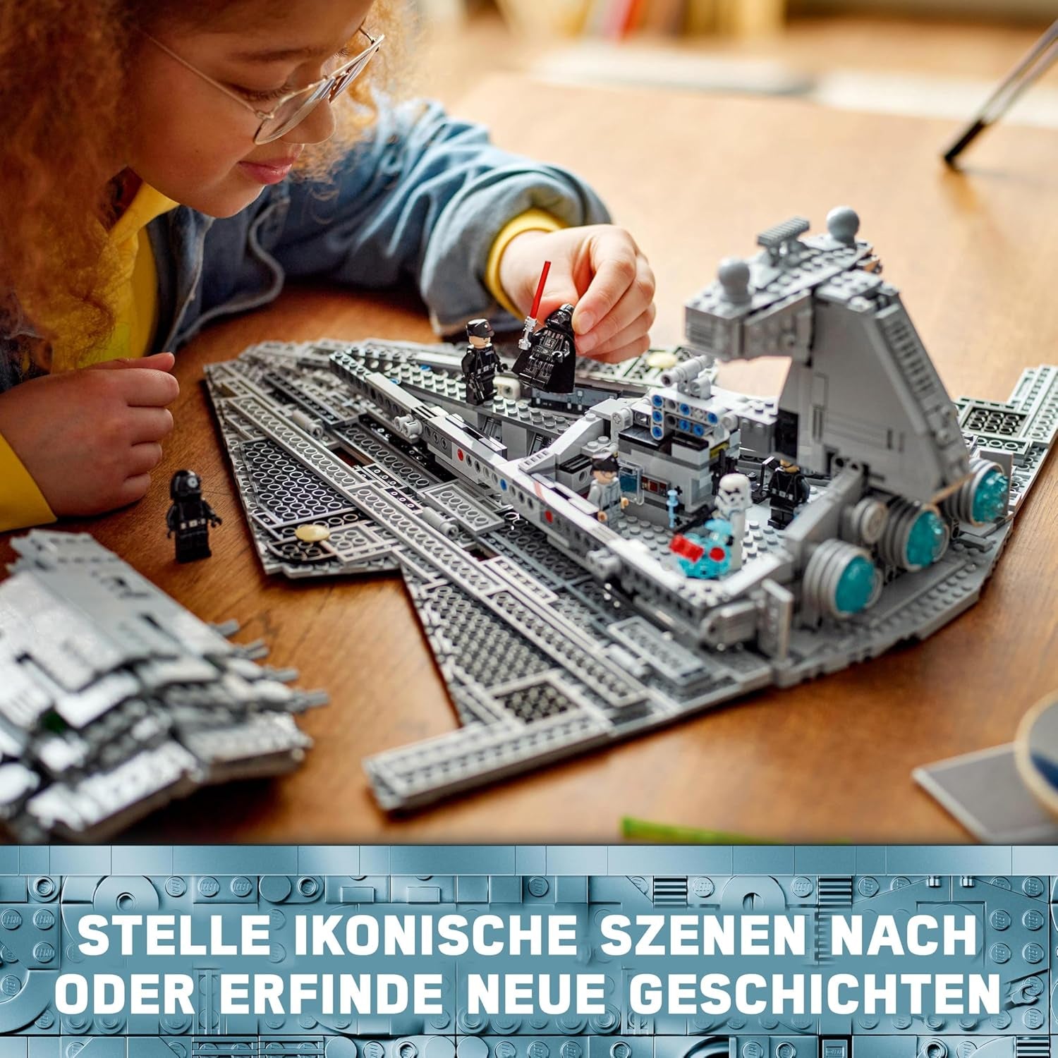 LEGO Star Wars Imperial Star Destroyer, set astronave, giocattolo da costruzione, set da gioco Darth Vader e Cal Kestis, regalo di compleanno per ragazzi, ragazze e fan 75394 Set da costruzione Acquista il negozio LEGO