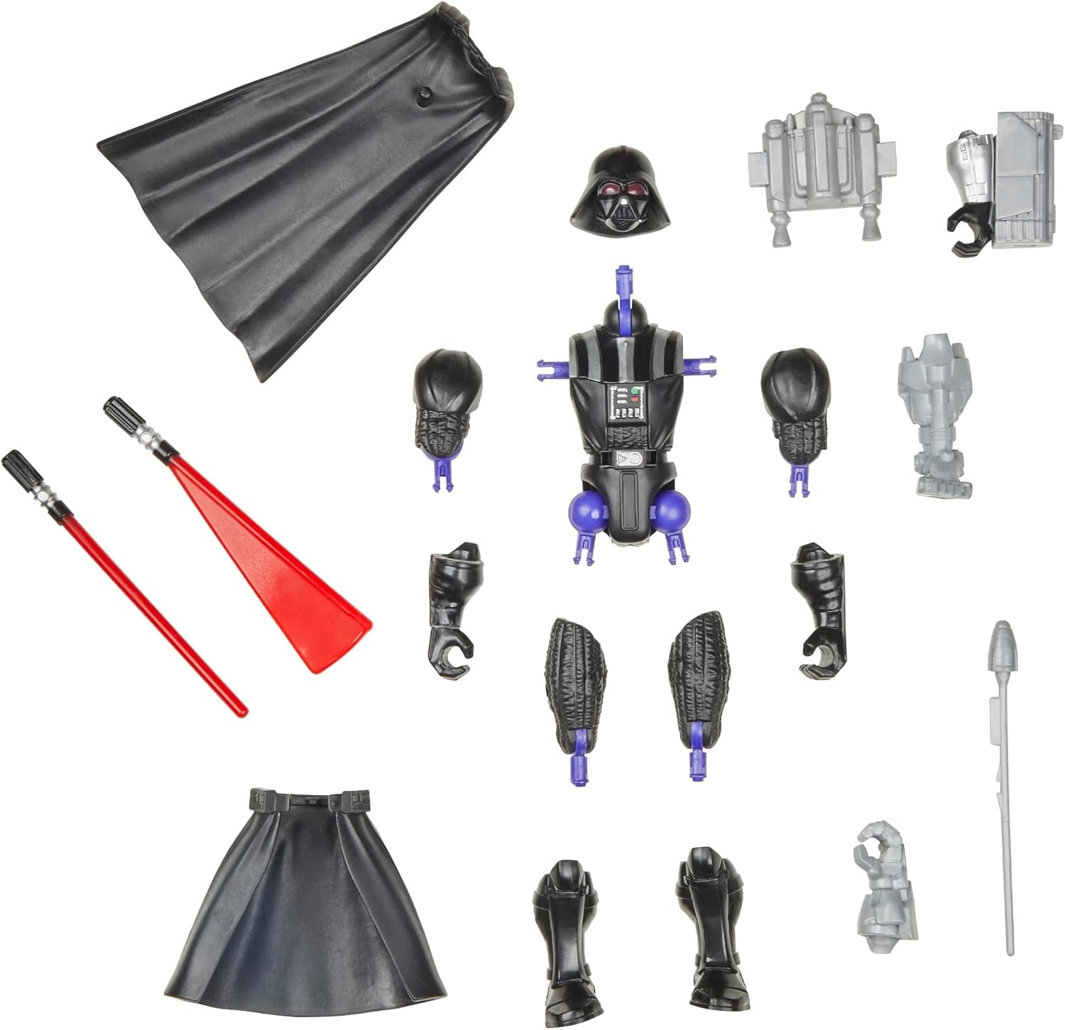 Star Wars Mixmashers Darth Vader Action Figure Deluxe Personalizzabili Mix-And-Match e Accessori Action figures Naty Shop