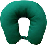 Lemos Home Cuscino per il collo con imbottitura in microfibra, cuscino di supporto per il collo, comodo cuscino da viaggio per aereo, auto, ufficio, ideale per campeggio, vacanze e gadget da viaggio (verde menta)