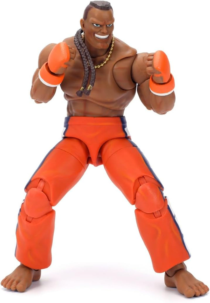 Jada Toys Street Fighter Figure Guile (15 cm) - Street Fighter 2: The Final Challengers Azione e figura mobile da collezione con testa alternativa, mani e accessori, Action Figure dai 13 anni in su Naty Shop Dee Jay