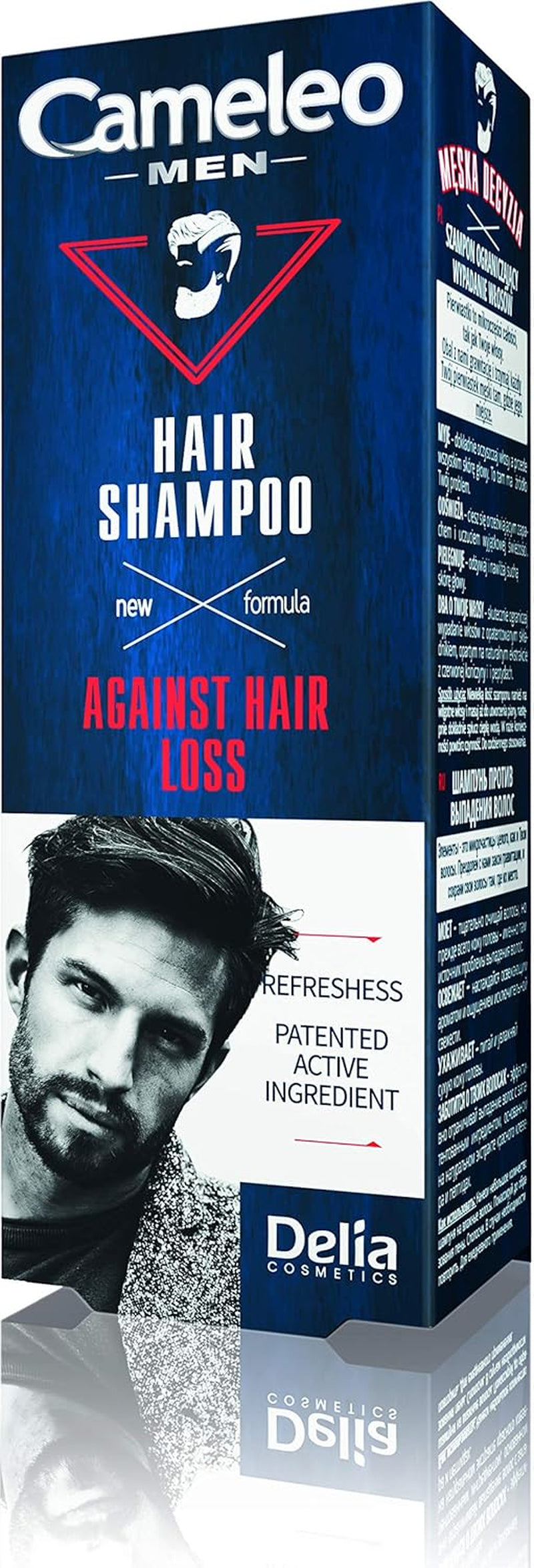 Cameleo Men - Shampoo per capelli da uomo contro la caduta dei capelli, 150ml Cura dei capelli Naty Shop Shampoo per capelli da uomo contro la caduta dei capelli