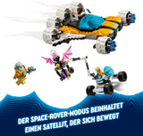Il set della macchinina o dello shuttle spaziale LEGO Dreamzzz 2 in 1 di Mr Oz include le minifigure di Mr Oz, Albert e Jayden, regalo spaziale per bambini 8+ 71475 Set di costruzione Besuche den LEGO-Store