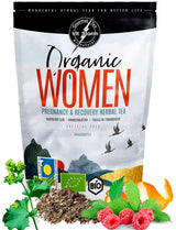 VITSTORM® BIO TEE Mom & Kids - Tisane per donne e allattamento - Rooibos, mela, finocchio, melissa, alchemilla, fragola - Tisane rilassanti - Fruttato e delizioso - Senza caffeina - Tisana 100 g